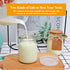 Brajttt 6 Pack, 7 oz Mini Yogurt Jars Glass Favor Jars with Cork Lids, Pudding Containers with Lids, Mason Jar Wedding