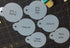 Designer Stencils It's a Party Cookie Stencil Set, Beige/Semi-Transparent (HAPPY BIRTHDAY - CONGRATS - IT'S A PARTY -