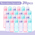 Norme Baby Shower Bottles, 9.5 oz Plastic Baby Bottles for Shower Game Party Favors, Bulk for Decorations (24 Pcs)