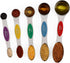 Magnetic Measuring Spoons Set of 5, Stainless Steel Dual Sided Stackable Teaspoon for Measuring Ingredients
