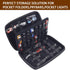 QEES Knife Display Case - 62 Slots Knife Storage Organizer for Butterfly Knives, Pocket Knives Collection Protector