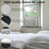 Indoor Air Conditioner Cover, AC Unit Window Cover with Double Insulation and Elastic Drawstring, 25L x 17H x 3.5D