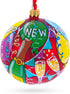 4 Inches Festive Celebration Glass Ball Christmas Ornament