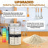 9" 10" 34oz HK Sourdough Starter Kit with Round & Oval Banneton Proofing Basket and Starter Jar - Beginner-Friendly
