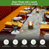 Regency Wraps Fabric Stem Wraps, Pack of 12, White, Elegant Table Decor for Stemmed Glass Bases