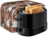 JEOCODY Toaster Bread Maker Cover with Handle, Coffee Theme Print for Dust Protection