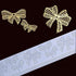 3D Hollow Bowknot Shape Molds, Silicone Baking Fondant Lace Mold for Cake Decoration, Cupcake Top (Bowknot)