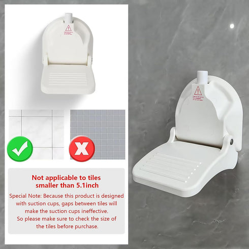 youmtool Shower Foot Rest for Shaving Legs, Suitable for RV Bathroom, Easy to Carry While Traveling