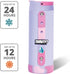 Elemental Iconic Kids Water Bottle, 20oz Triple Insulated Stainless Steel with Straw Lid & Charms Strap, Lilac Tie Dye