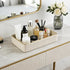 PU Leather Valet Tray,Desk Organizer Tray Nightstand Organizer Trinket Dish Storage Key Bowl Decorative Trays for Phone