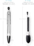 DI ORO Silicone Tongs for Cooking - Heat-Resistant Kitchen Tongs with Silicone Tips, 2pc Set (Black)