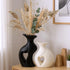 Set Ceramic Vase Hollowed Heart Flower Vase for Modern Nordic Boho Home Decor, Aesthetic Decor for Table Centerpiece