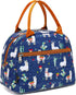 FlowFly Insulated Lunch Cooler Bag - Tote Bag Organizer for Women/Men, Alpaca