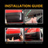 GTINTHEBOX Smoked Lens White LED Side Mirror Marker Turn Signal Light Lamp - Compatible with 2009-2014 Ford F150