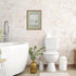 12x16 inch Funny Kids Bathroom Wall Art Cute Boy in Bathtub Wall Decor Picture, Eclectic Child Nursery Bathroom Poster
