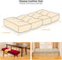 Detiblue Custom Tufted Bench Cushion,Bench Seat Cushions for Indoor/Outdoor Furniture,Customizable