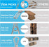 Heavy Duty Wire Clothes Pins 40 Pack, Stainless Steel Clothes Pegs for Hanging Clothes, 1.8mm Diameter 6cm Long