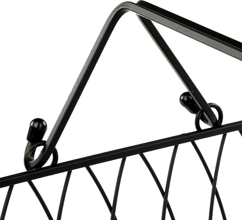 Spectrum Diversified Twist Storage Handles, Modern Farmhouse Wire Basket for Organizing Bathroom, Pantry & Craft Room,