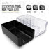 12 12 Esatto Professional Bar Products Premium Bar Caddy (Black), Used to Easily Organize Bar Items and Workspace