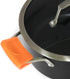 TECHEF - Silicone Pot Holders/Pinch Grips/Oven Mitts - Orange, Set of 2, Made in Korea