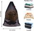 Mesh Laundry Bag Heavy Duty Drawstring Bag, 24 x 36 Inches, 2 Pack for College and Travel