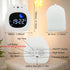 9 6 Kids Alarm Clock Night Light with Colors Light and White Noises, Sleep Training Digital Clock, Adjustable Bright