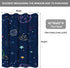 Grommet 2 42x63 Inch Baocicco Navy Blue Space Curtains for Boys Room Cartoon Stars Planets Theme Galaxy Curtains
