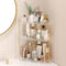 Lifewit 3-Tier Corner Bathroom Counter Organizer, Plastic Makeup Skincare Organizers Storage Countertop,