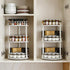 Set 2 3-Tier Countertop, SR23L2WW YATINEY Spice Rack, of Lazy Susan Organizer, Turntable Organizer For Cabinet, Compact