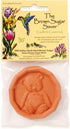 JBK Pottery Terracotta Brown Sugar Saver Handmade Terra Cotta Sugar Keeper with Decorative Discs Food-Safe Brown Sugar