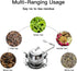4Pcs Stainless Steel Tea Balls for Loose Leaf - Tea Infusers with Chain Hook and Saucer (Silver)