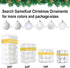 Set of 24pcs White 2.5" Shatterproof Christmas Balls Ornaments for Holiday, Birthday, Halloween, Wedding Decorations