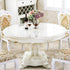 32 Inch 1.5mm Dia Thick Round Clear Table Cover Protector PVC Vinyl Plastic Tablecloth Kitchen Table Covers Crystal
