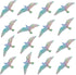 Anti Collision Window Stickers for Birds - Glass Decals Clings to Stop Bird Strikes, 16 Pieces
