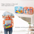 YLQLA 9 Packs Blocks,Puzzle,Books...(9 Large Toy Storage Bags,Kids Toy Organizer with Zipper and Lables,Clear PVC Board