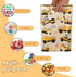 HappFestiv 50 Pcs Construction Party Favor Bags, Construction Vehicle Plastic Treat Bags, Engineering Vehicle Gift