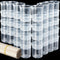 LEOBRO 50ml/1.7oz Epoxy Mixing Cups, 38PCS Graduated Resin Cups with 40 PCS Wood Craft Sticks
