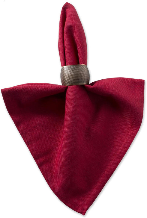 DII Variegated Tabletop Collection Napkin Set, 20x20, Tango Red, 6 Piece