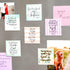 Juvale Inspirational Bible Magnets for Kitchen Decor & Accessories - 8-Pack, 2.5-Inch Square Metal Magnets with Faith