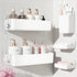 Nieifi Adhesive Wall Shelf, Shower Shelves 5 Pack with Soap Holder, Shower