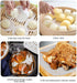 200pcs 8.5inch Square Perforated Parchment Paper Sheets - Premium Nonstick Bamboo Steamer Liner for Baking
