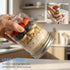 4-Pack 16 oz CycleMore Overnight Oats Containers with Airtight Lids, Colorful Lids & Spoons, Wide Mouth Mason Jars