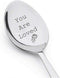 You are Loved Spoon - Engraved Coffee or Tea Spoon with Rose, Special Occasion Spoon #41