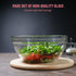 Mini Glass Prep Pinch Bowls, 3.5 inch 4 oz Clear Glass Bowls for Condiments, Set of 12 Pinch Bowls
