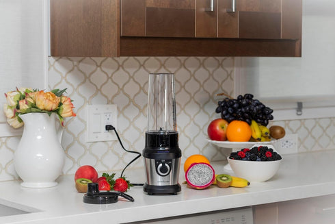 Smoothie Blender, Personal Blender for Protein Shakes, 24 Oz BPA Free Travel Cup, Portable Juicer with LED Display