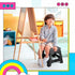 11 inch 2 Pack 300 LBS, Delxo Folding Step Stool, Non-Slip Foldable Stools Up to Step Stool with Handle, Lightweight