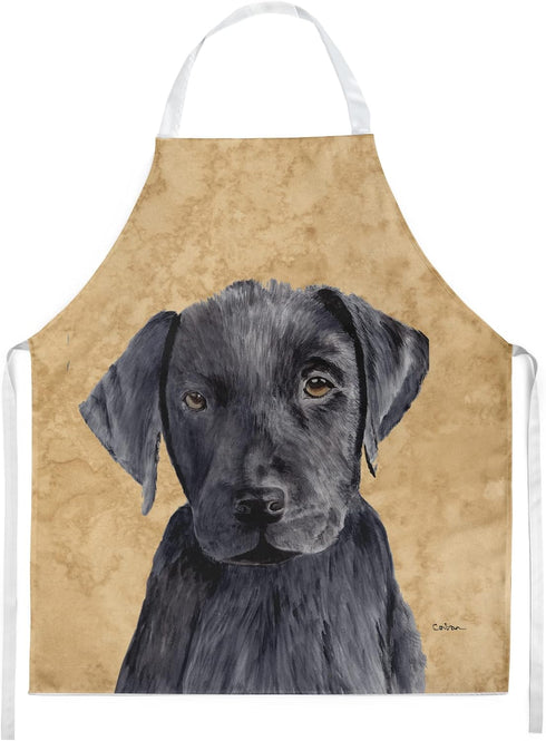Caroline's Treasures Labrador Wipe Your Paws Apron, Large, Multicolor, Unisex