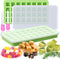 AIERSA 2Pcs Silicone Molds for Herb-Infused Oil Cubes, 32 Cavity Candy Gummy