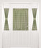 Buffalo Check French Door Panel, 54x40, Sage