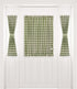 Buffalo Check French Door Panel, 54x40, Sage